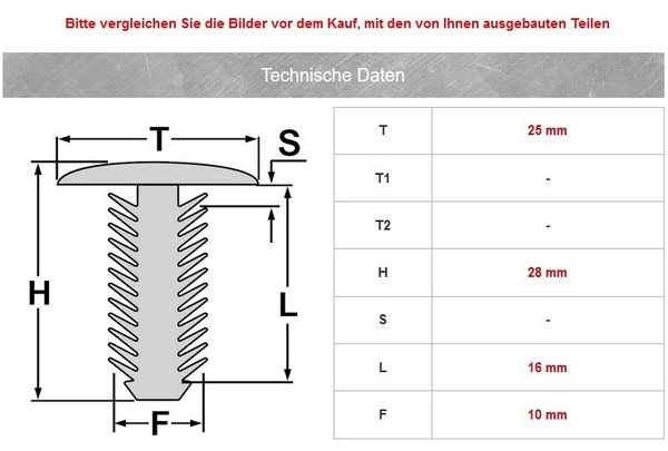 Unterfahrschutz Motorschutz Clips für Audi A4 A6 und VW Passat | 4A0805121C